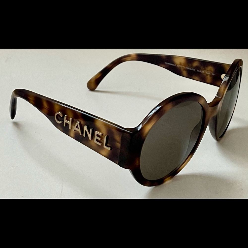 Chanel round tortoise sunglasses 5410 - Picture 2 of 8